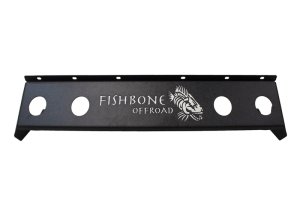 Jeep Wrangler JL Bumper Skid Plate - Front - Fishbone Offroad - Mako - Black - `18-`27